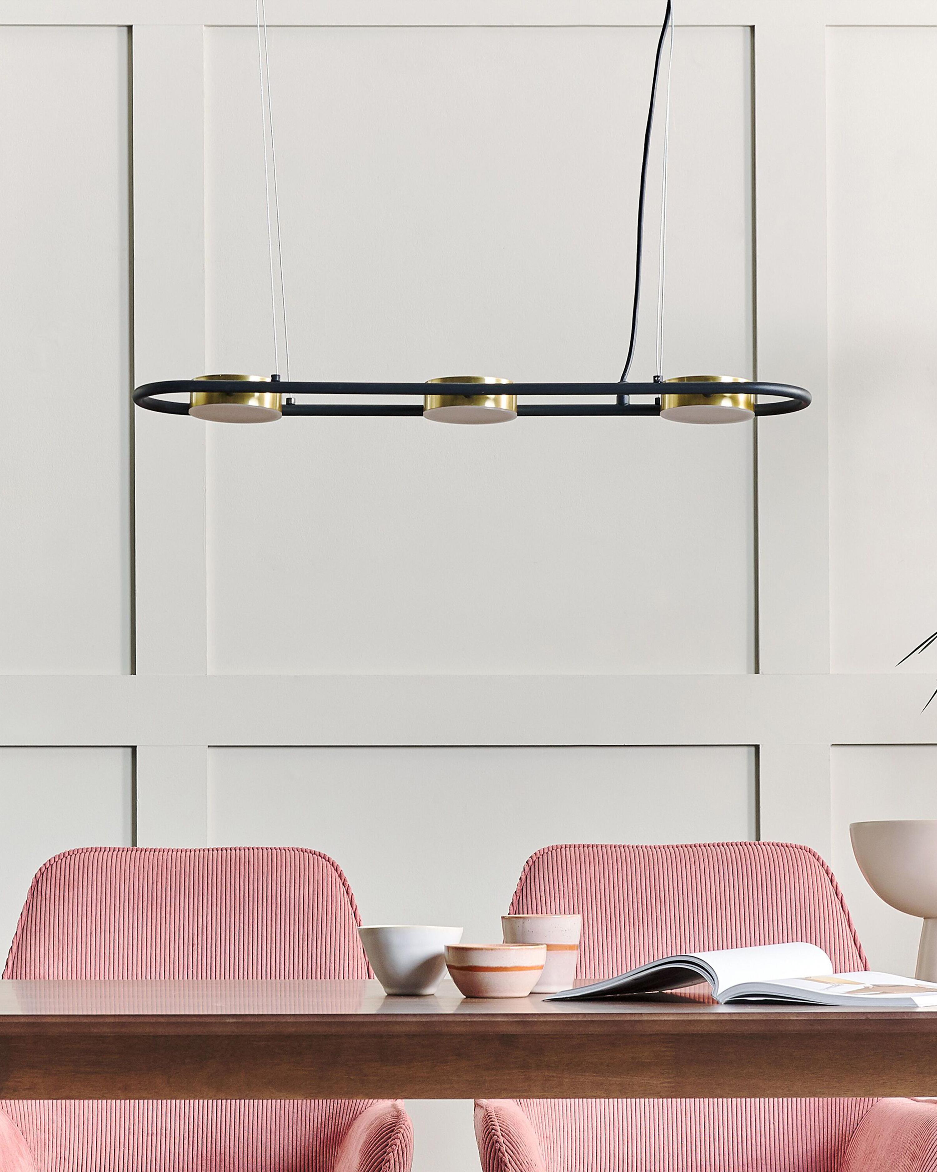 LED hanglamp MALI Metaal Zwart