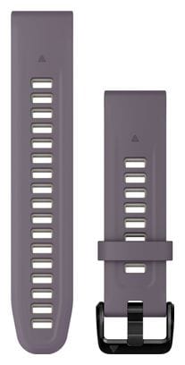 Bracelet de Montre Garmin QuickFit 20 mm Silicone Violet Orchid Beige Sand