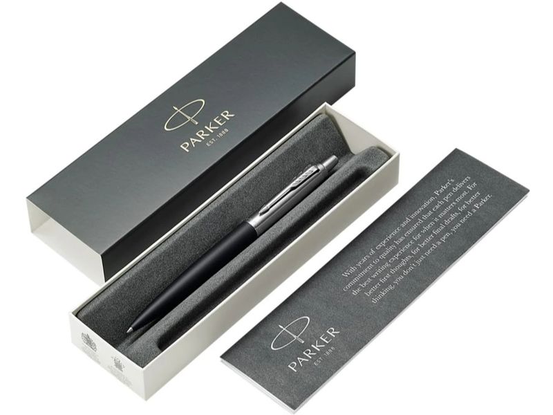 Parker Kugelschreiber Jotter XL Matte Medium (M), Schwarz m Praktischer Kugelschreiber Jotter XL Monochrom