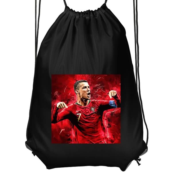 Gympose i svart farge med Ronaldo