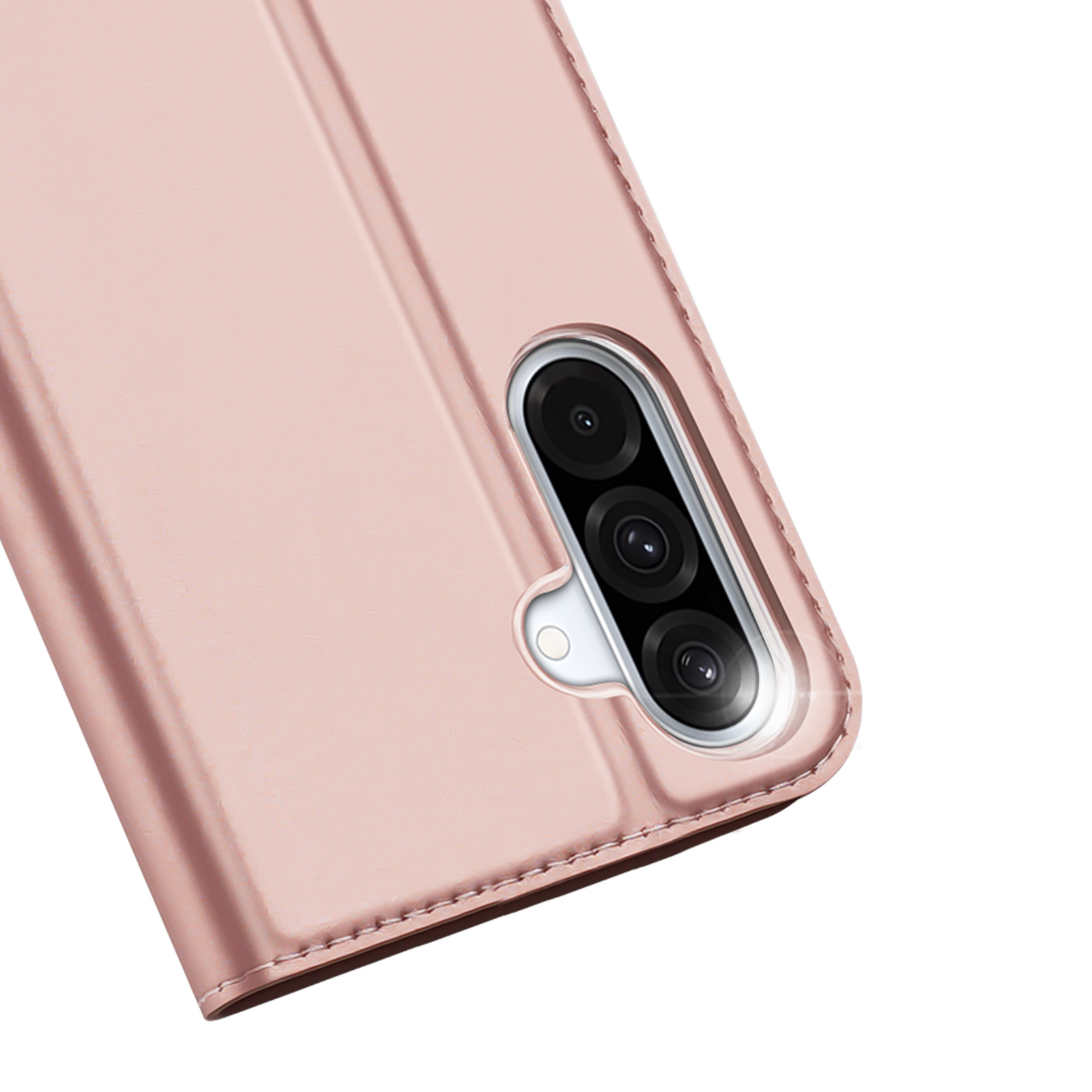 Samsung Galaxy A56 / A36 Flip Wallet Cover Leder Tasche - Roségold