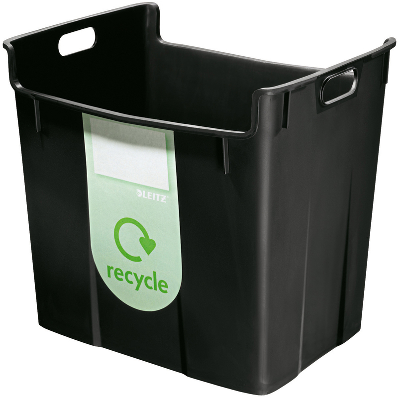 Leitz Papierkorb Re:Cycle, 40 l, schwarz