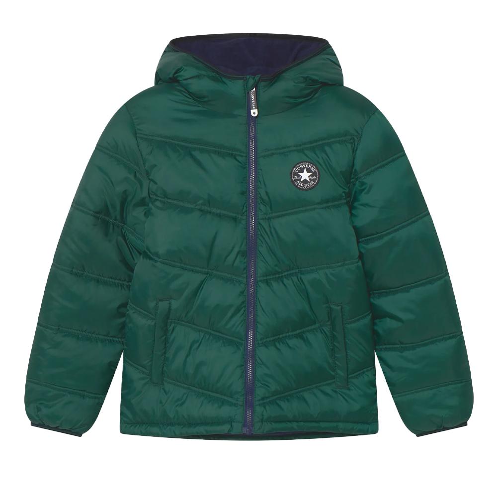 Converse Doudoune Verte Garçon Converse Puffer Black