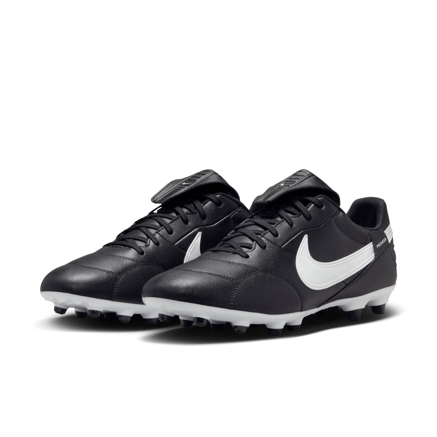 Nike Premier III Gras Voetbalschoenen (FG) Zwart Wit Zwart