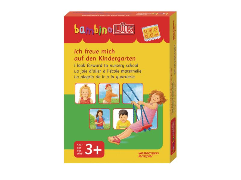LÜK bambinoLÜK Ich freu mich auf den Kindergarten Set Lernspiel mit Lösungsgerät