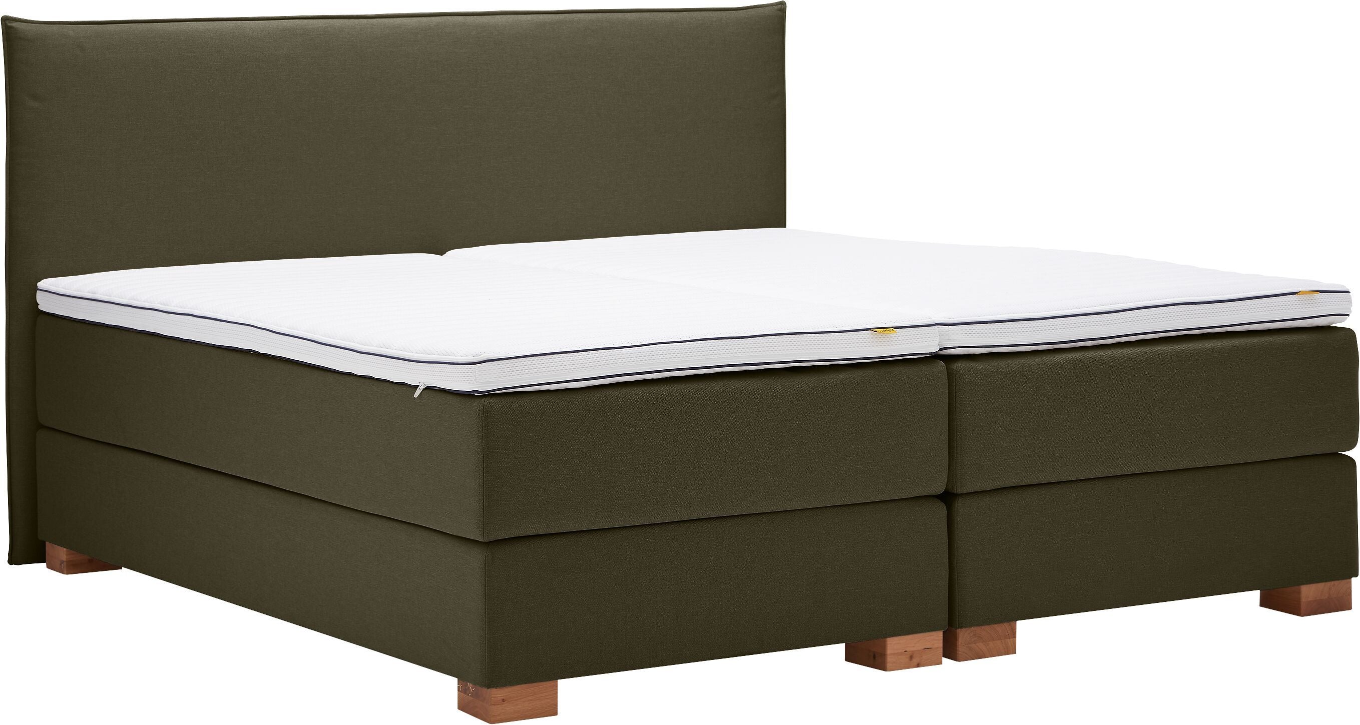 bico GOODNIGHT Boxspringbett - Grün / B: 180.0 cm x T: 200.0 cm