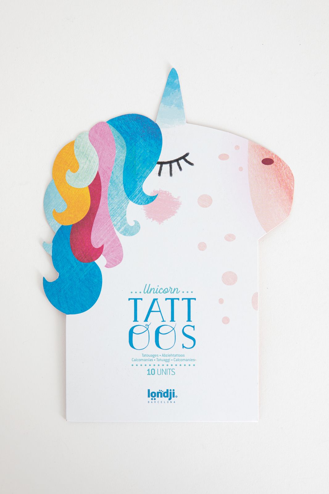 Unicorn tattoos 10 stuks groot