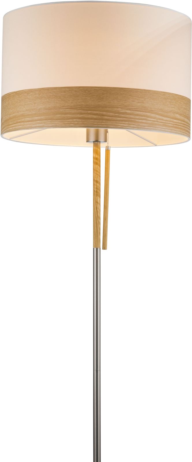 Stehleuchte CHIPSY - Nickel matt - 170 cm hoch