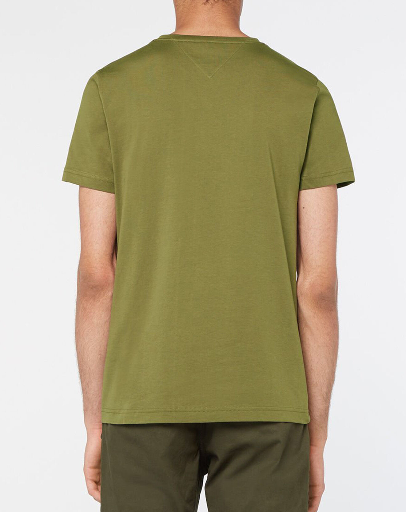 Tommy Hilfiger T-Shirt 100% Coton Bio Tommy Logo kaki