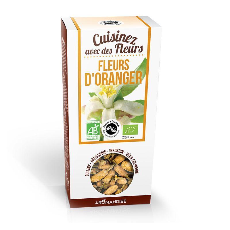 Fleurs comestibles bio - Fleurs d'Oranger 30 g Aromandise