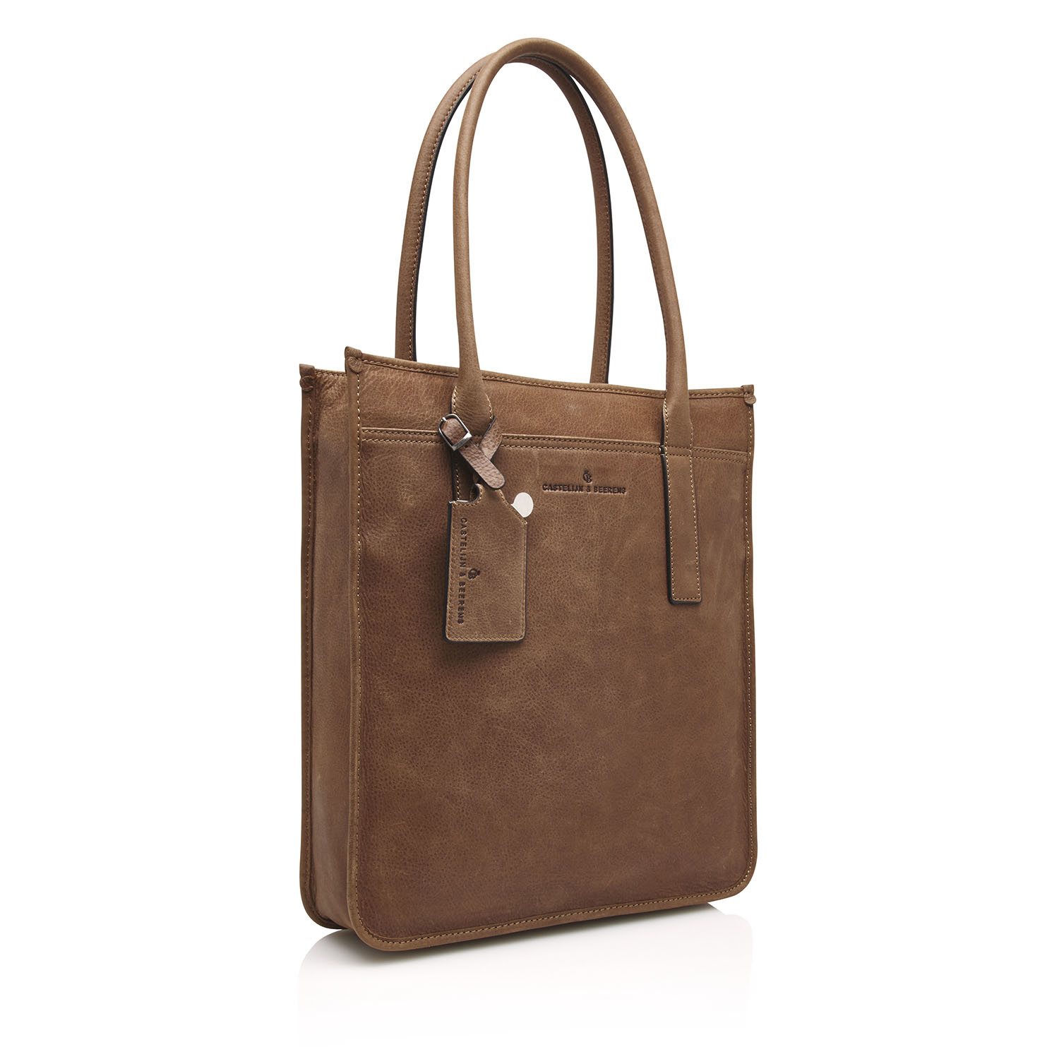 Castelijn & Beerens Carisma Laptop Shopper RFID 15.6'' + Tablet cognac