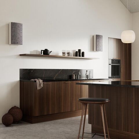 DALI RUBIKORE ON-WALL – exclusieve hifi-wandluidspreker met KORE-technologie Natural Walnut (Veneer)