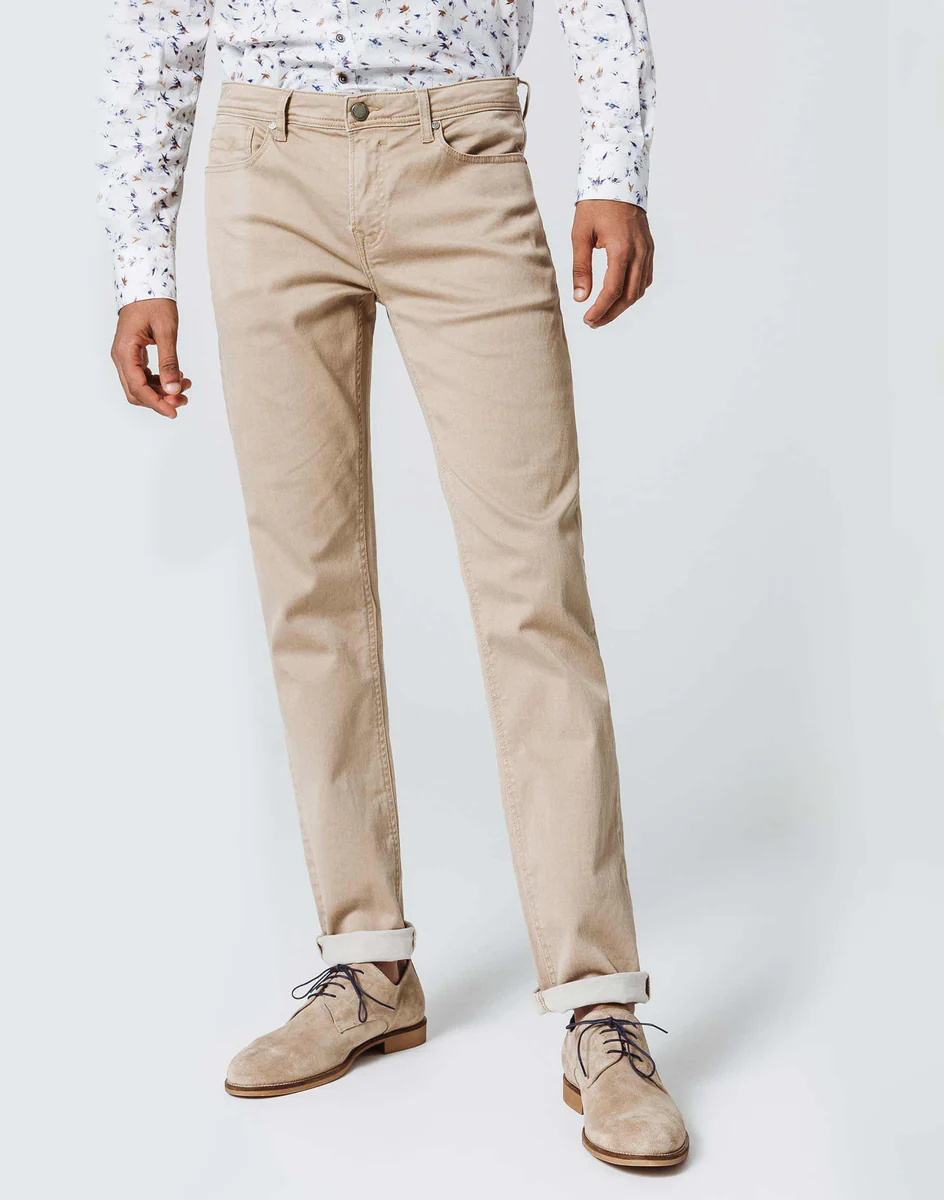 Jean Power Stretch Beige
