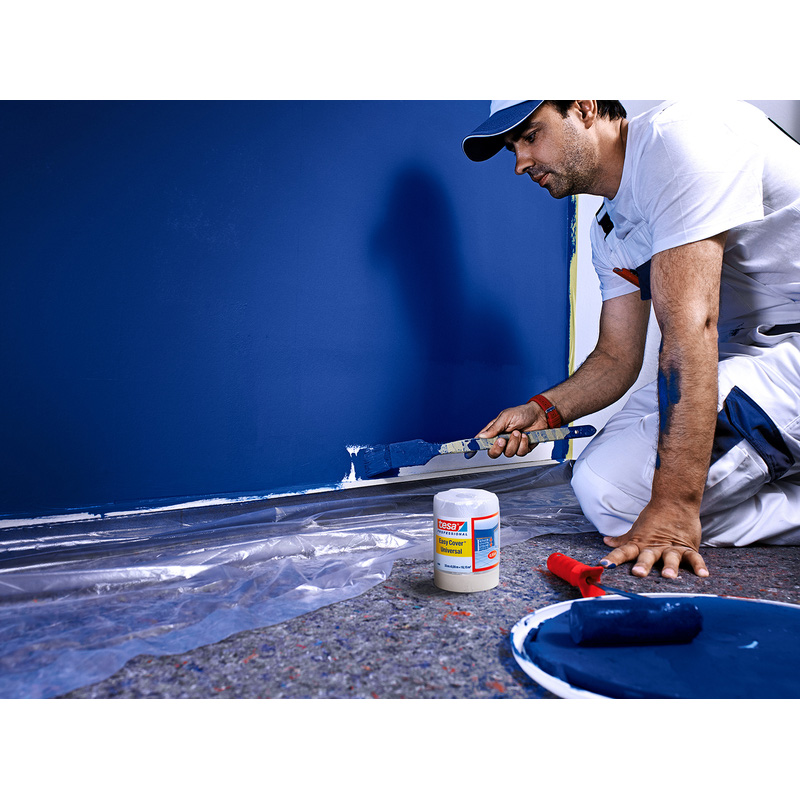 Tesa Easy Cover® PRO folie masker met afplaktape 550mmx33m