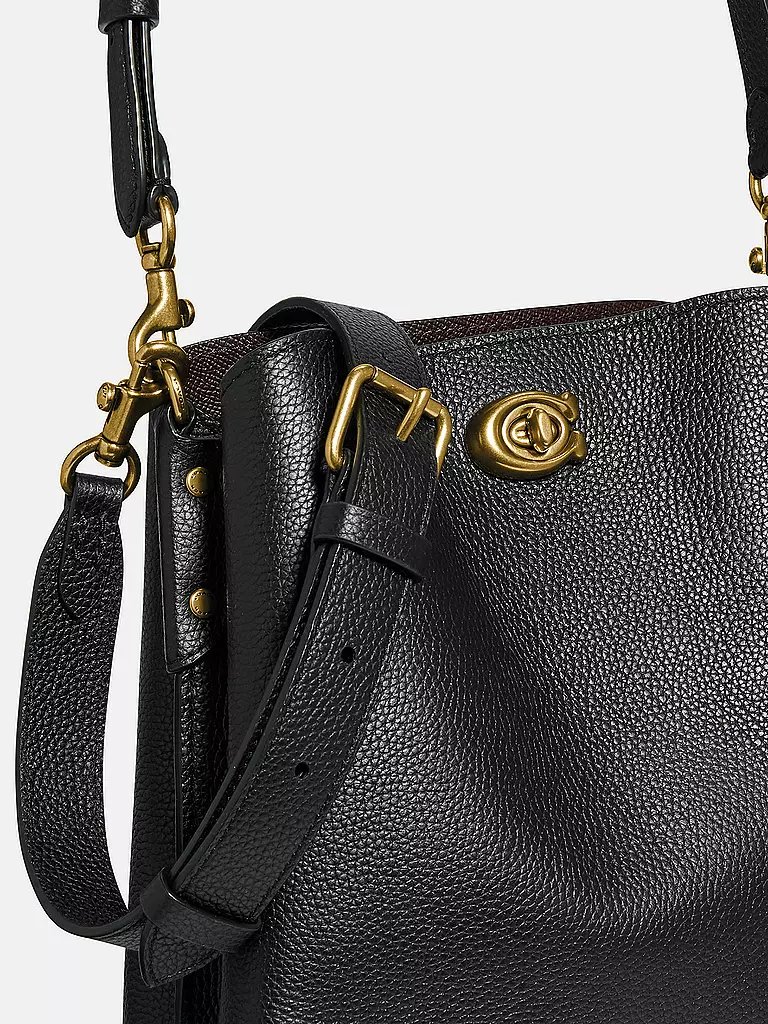 COACH Ledertasche - Bucket Bag 21 schwarz