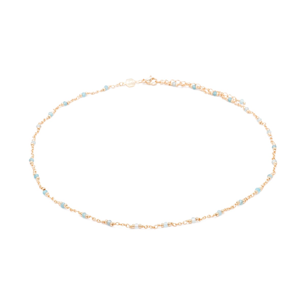 Collier Bianca en pierres Apatite