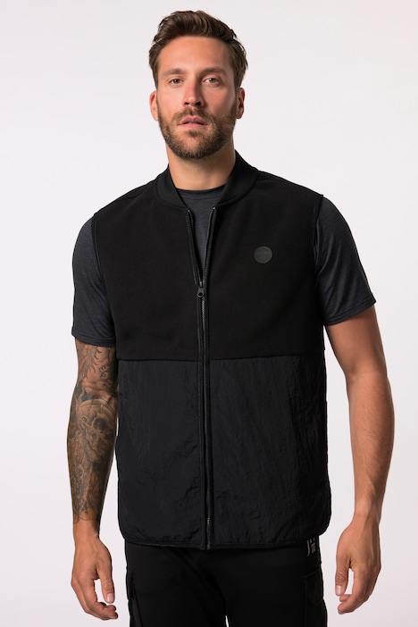 JAY-PI Fleeceweste, Golf, College-Kragen, bis 7 XL