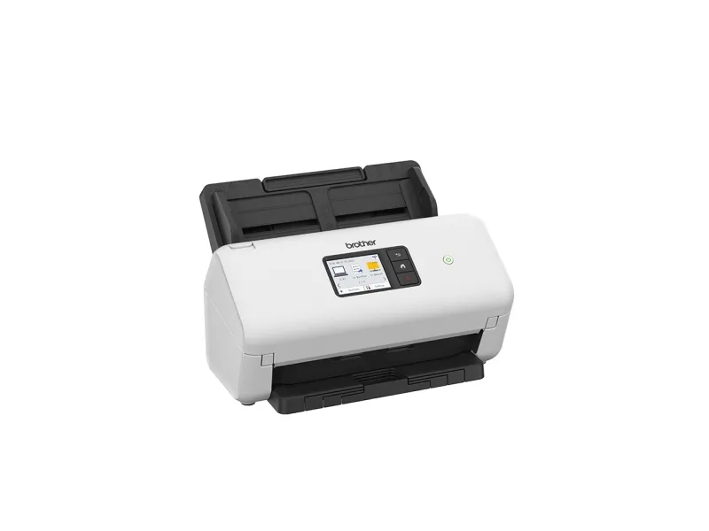 Brother ADS-4500W - Dokumentscanner - Dual CIS - Duplex - A4 - 600 dpi x 600 dpi - op til 35 ppm (mono) / op til 35 ppm (farve) - ADF (60 ark) - op til 5250 scanninger pr. dag - USB 3.0, Gigabit LAN, Wi-Fi(n), USB 2.0 (Host)