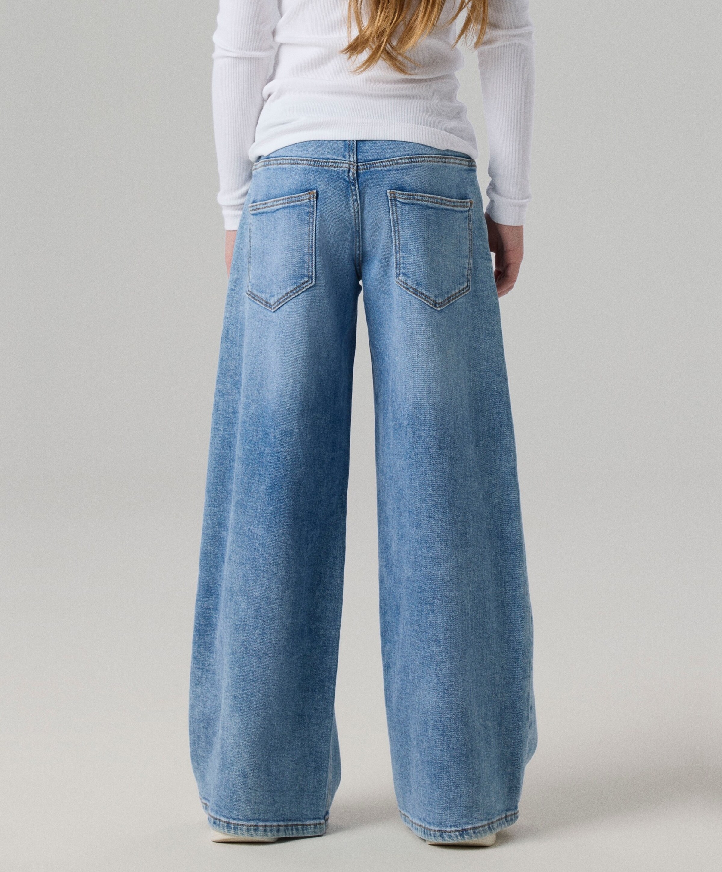 Name it NKFROSE X-WIDE LW JEANS 1322-BC NOO meisjes jeans blauw