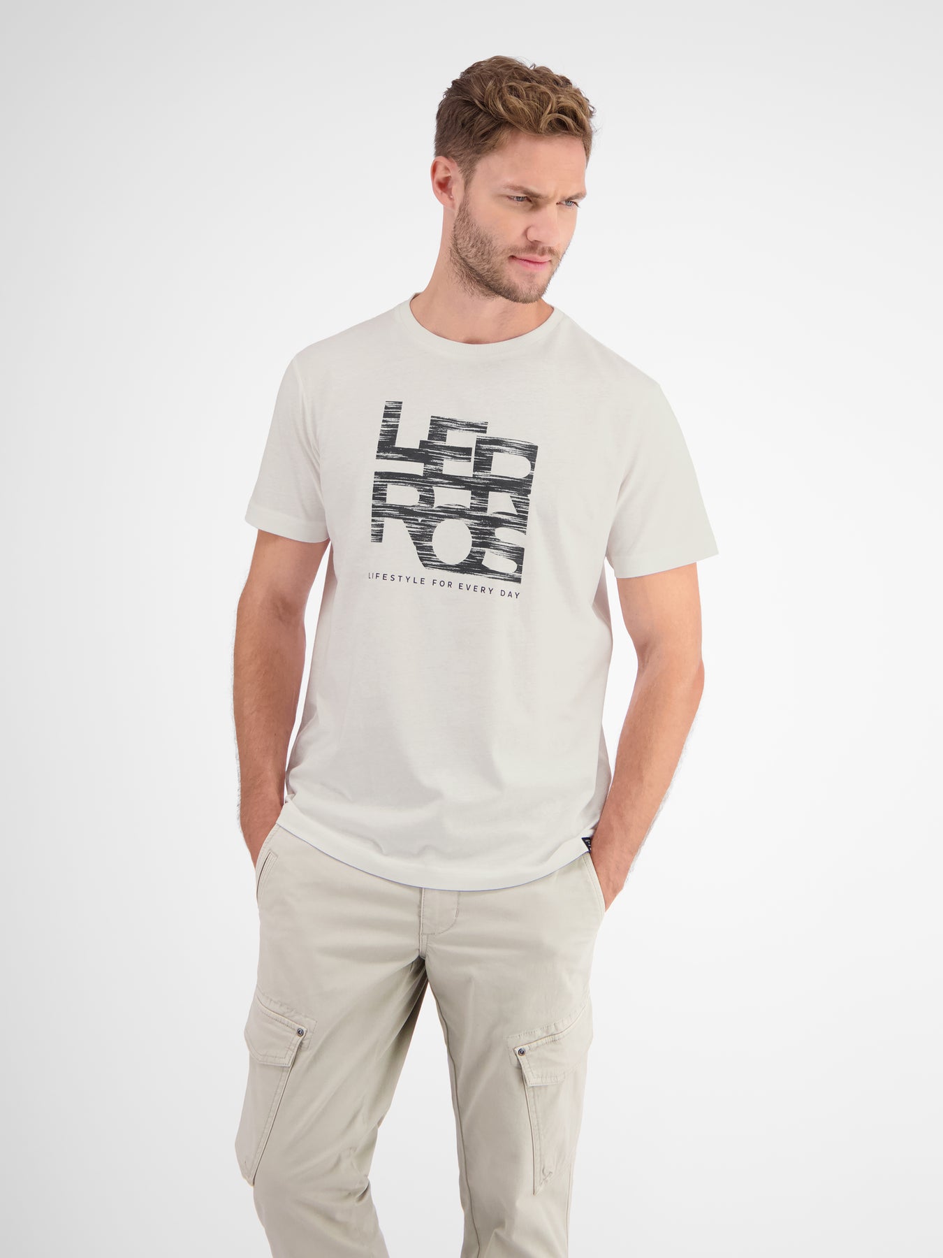 T-Shirt mit LERROS Print