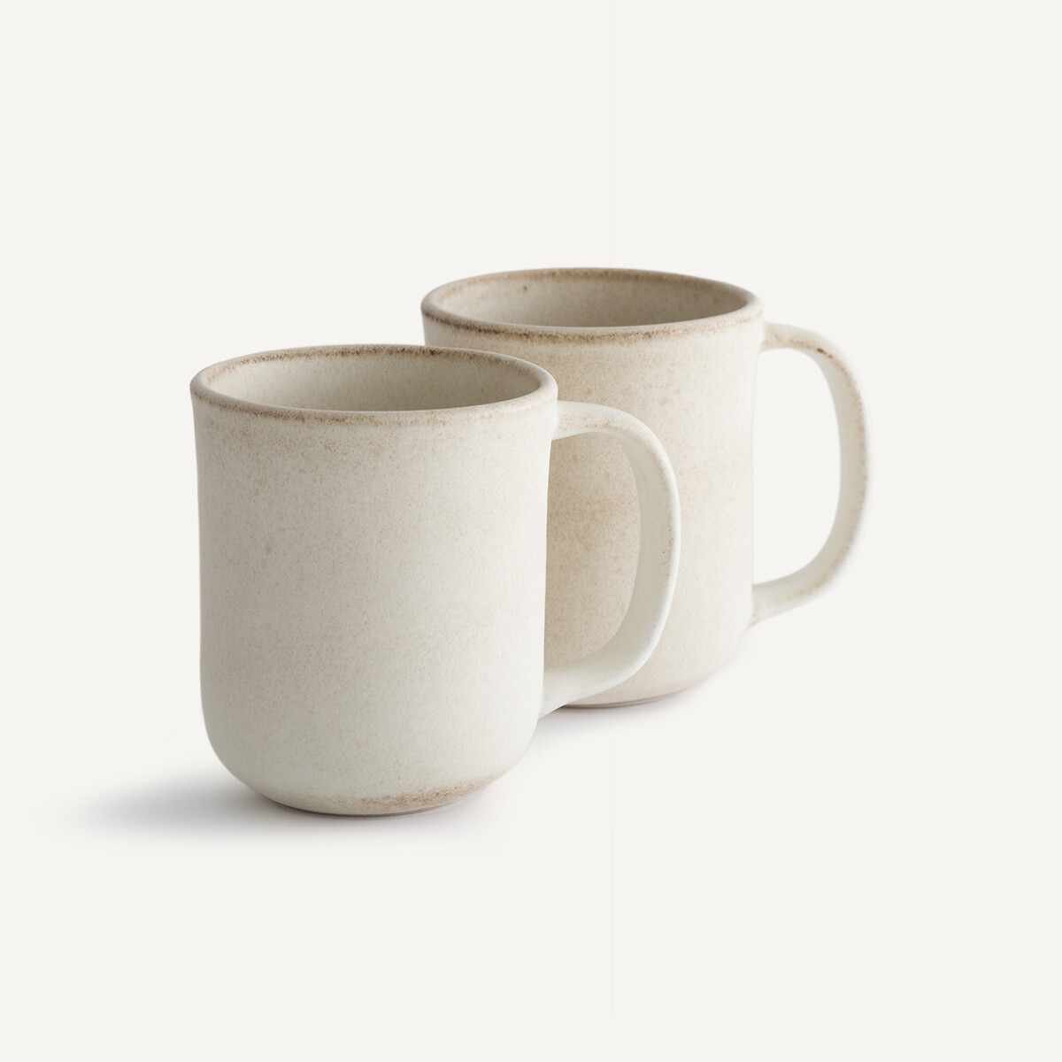 AM.PM<br>Conjunto de 2 canecas de barro vidrado, Gandra