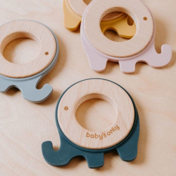 Baby's Only Olifant Bijtring Grijs