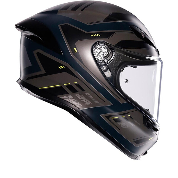 AGV - Casque K6 S Enhance Gris Mat / Jaune fluo