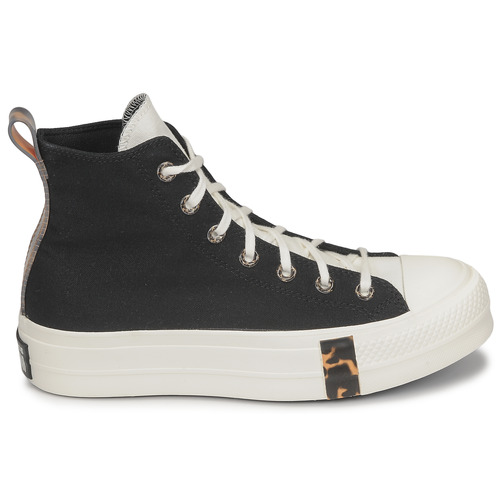 Converse - CHUCK TAYLOR ALL STAR LIFT PLATFORM TORTOISE - Noir / Blanc