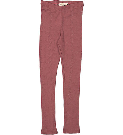 MarMar Leggings - Uld - Berry Blend m. Hulm?nster