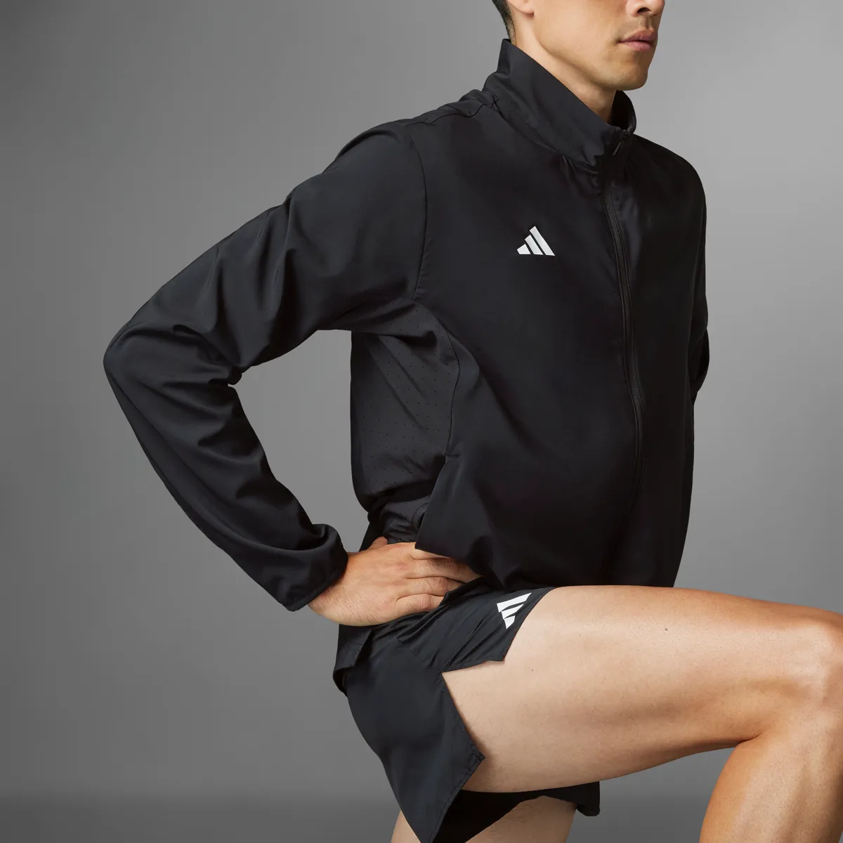Adidas M Adizero E Jckt Black Black