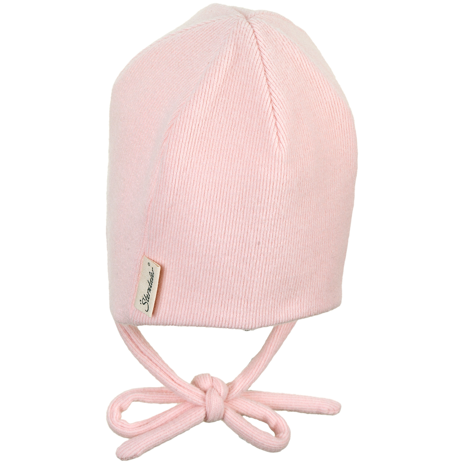 Sterntaler Beanie Rippenoptik rosa