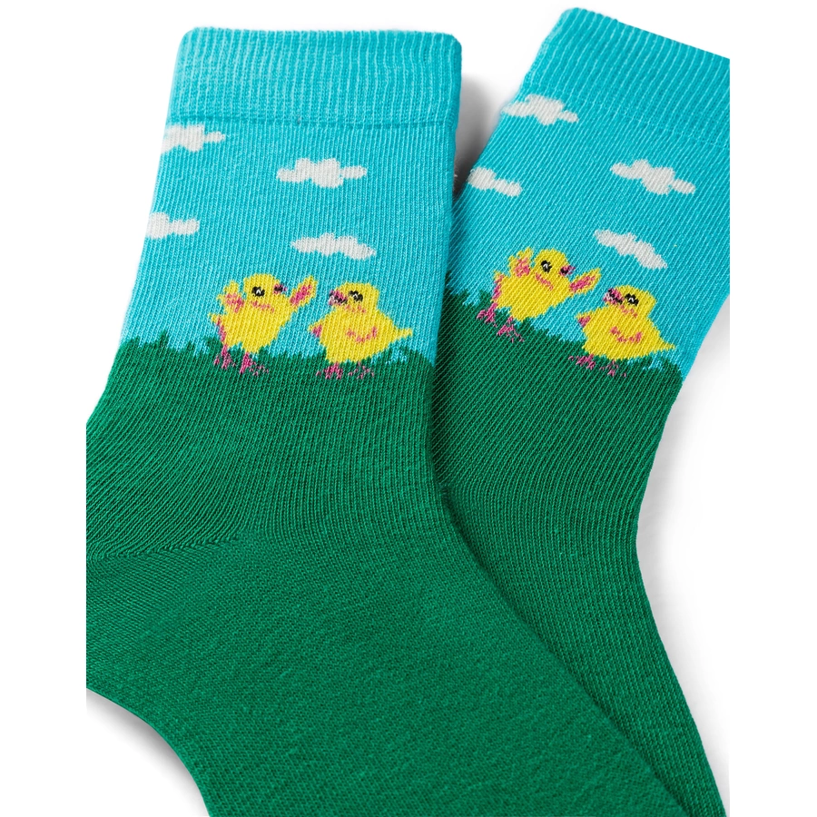 Happy Socks Socken 3-Pack Kids Eastern Chicken-Bunny-Bouquet multi_coloured