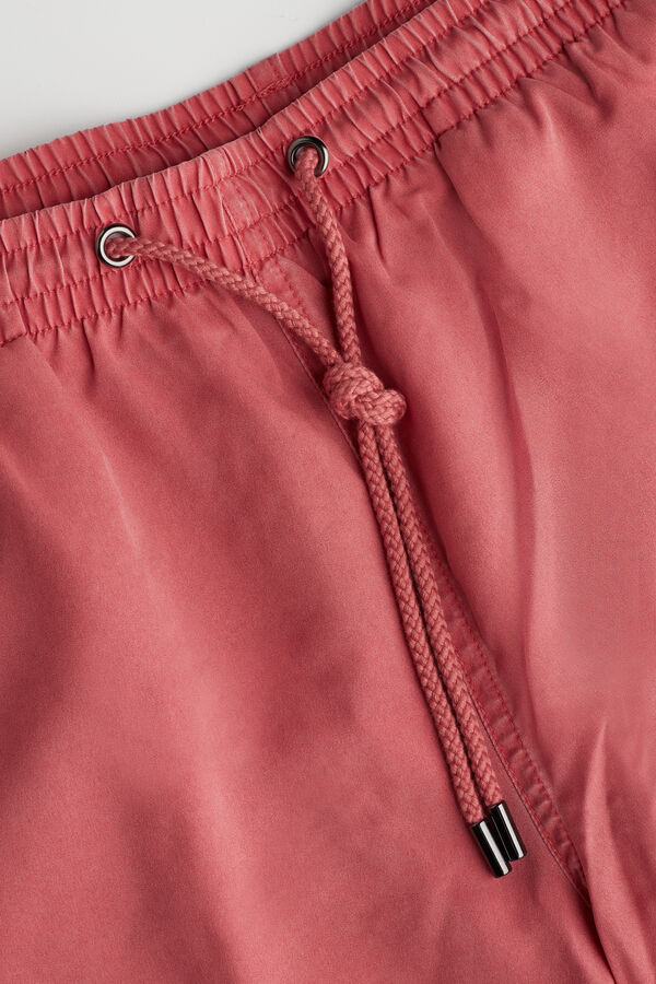 Maiô boxer com lavagem stone wash