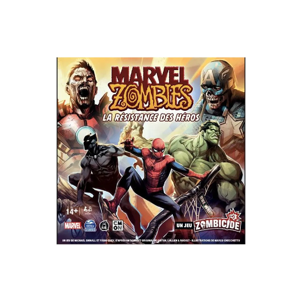 Asmodée Marvel Zombies La Résistance des Héros