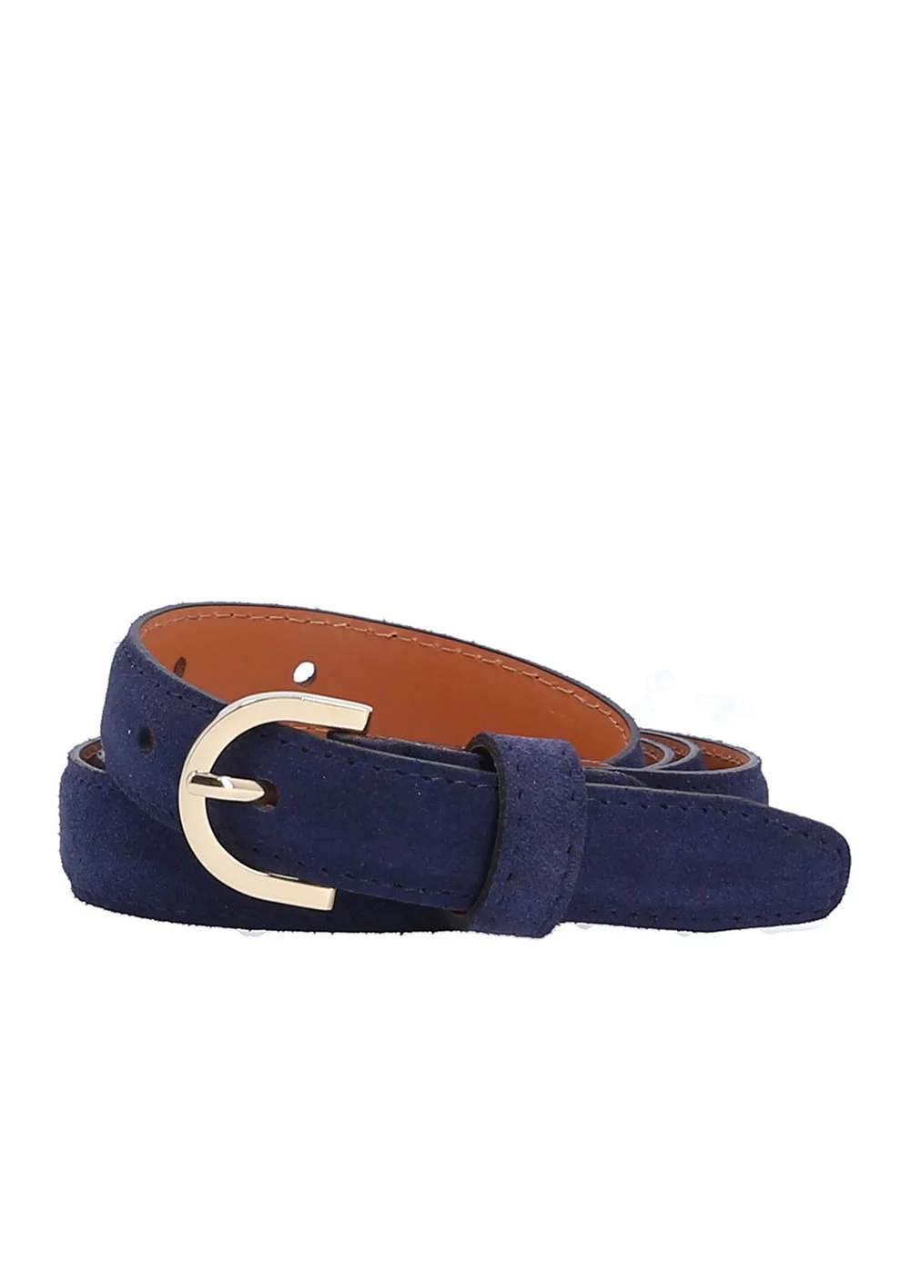 CEINTURE FLORENTINA VELOURS MARINE