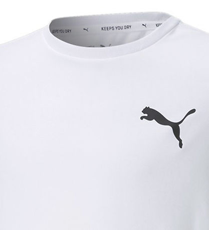 Puma T-shirt - Active small Logo - Hvid