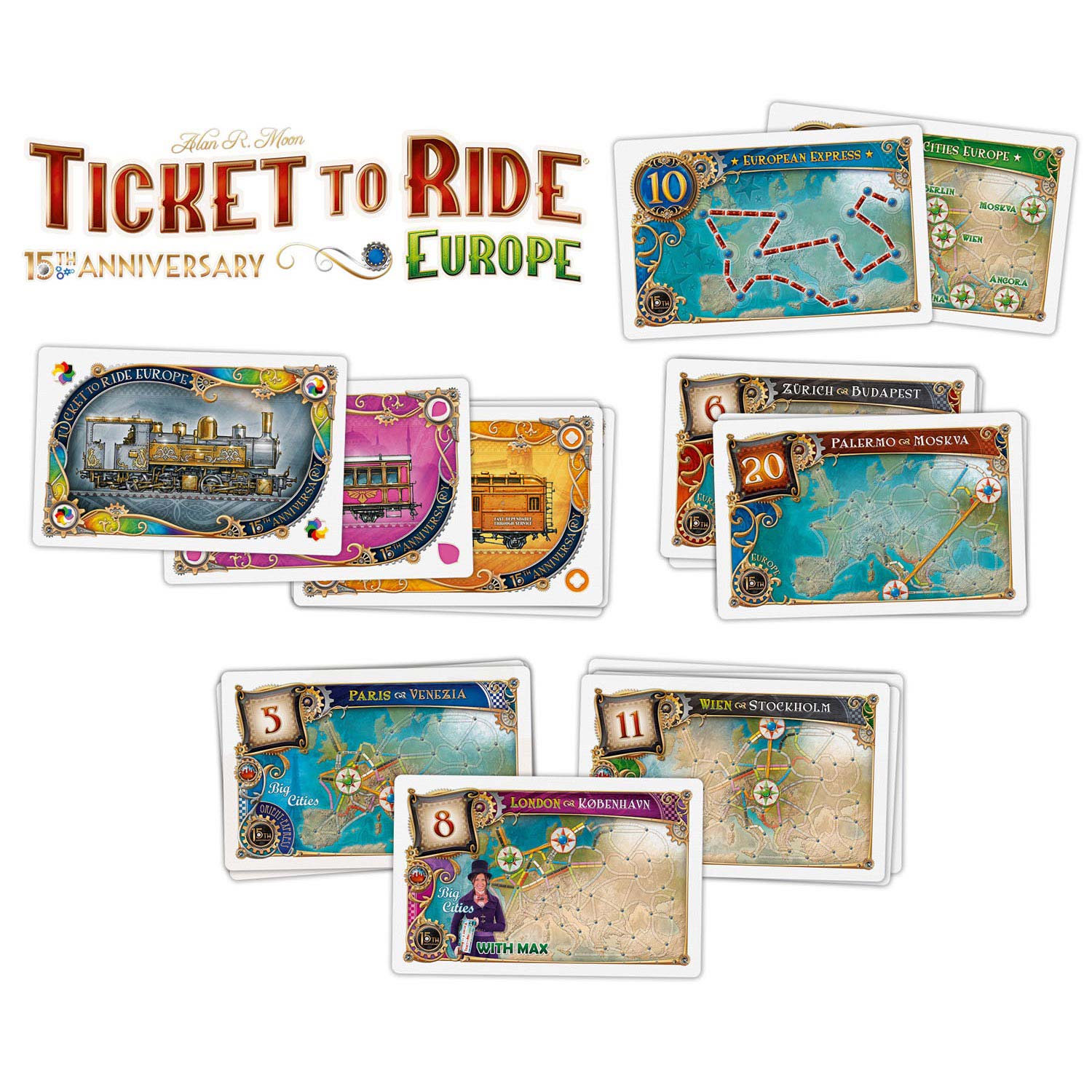 Ticket to Ride Europe 15th Anniversary - NL