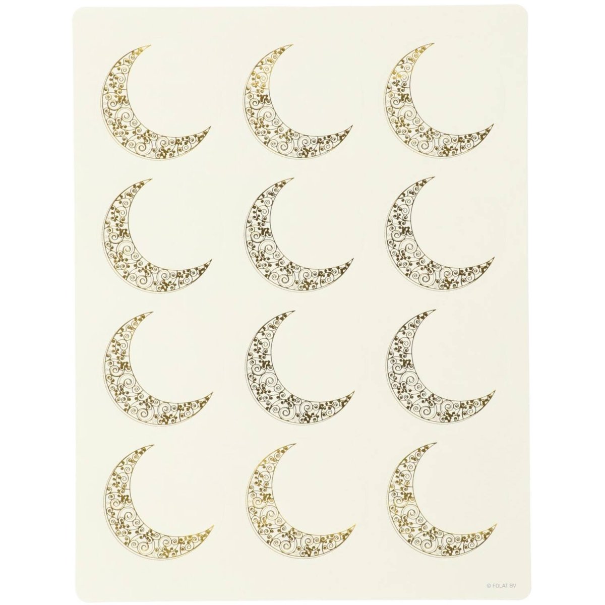 Eid Mubarak Naamstickers 23,5cm 12st