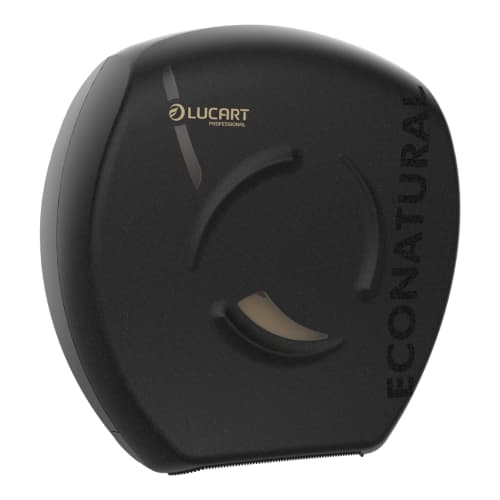 Distributeur de papier toilette jumbo noir EcoNatural Flow Lucart