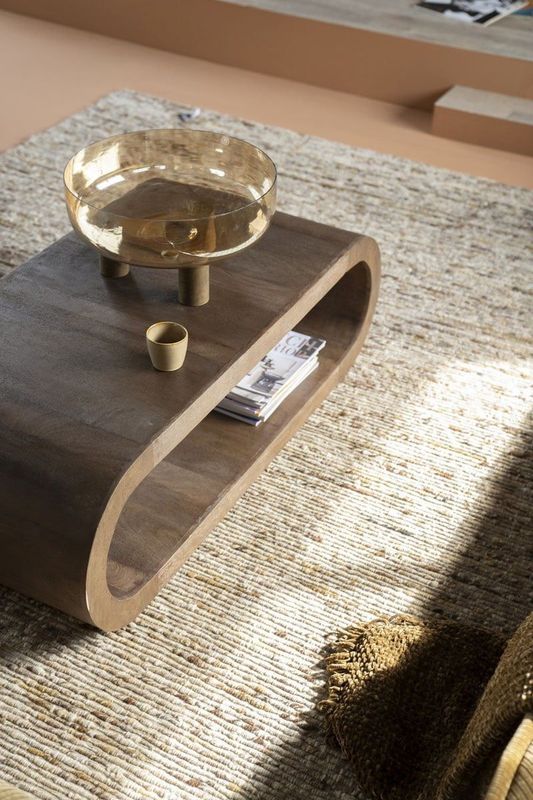By-Boo - Coffee Table Elora - Bijzettafel - Bruin - 60 x 130 x 40 cm