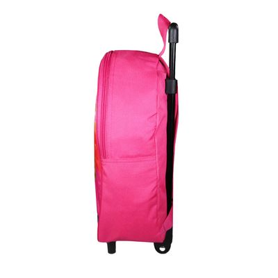 Sac maternelle à roulettes Les Trolls - 1 compartiment - rose - Bagtrotter
