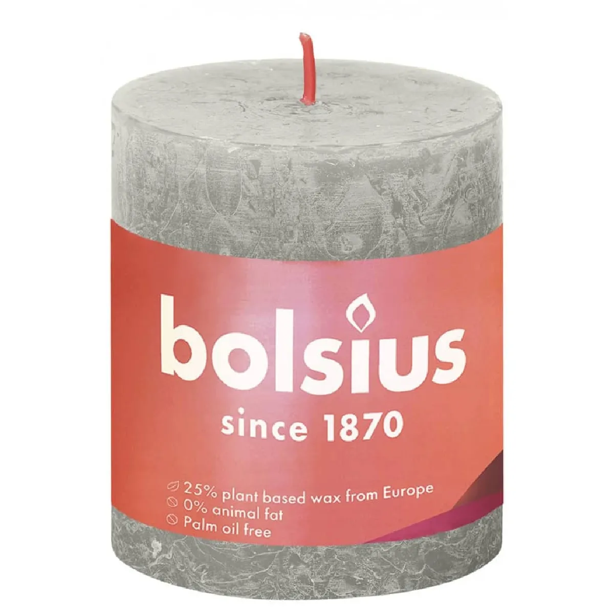 Bolsius Bougies Pilier Rustique Shine