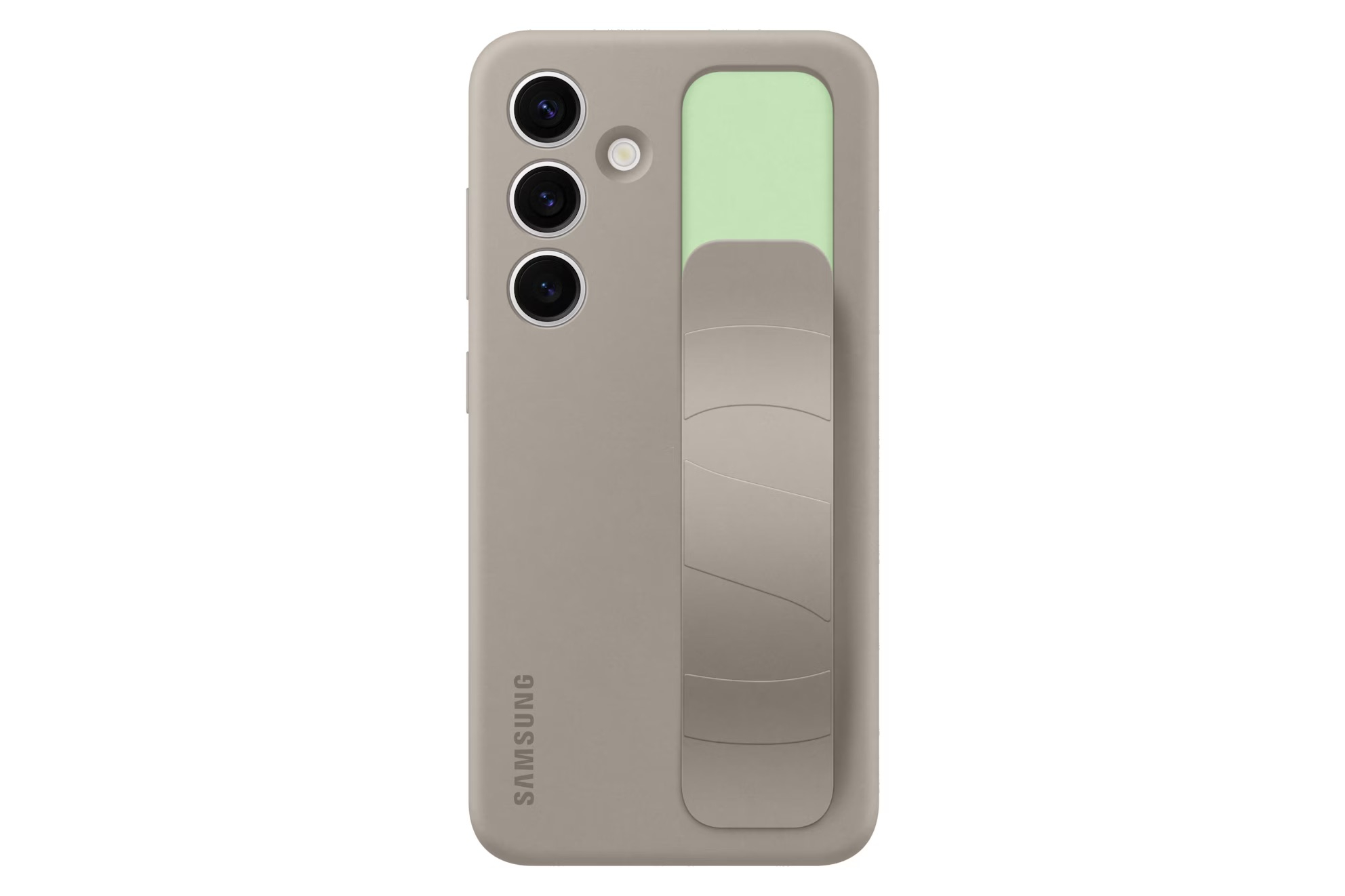 Galaxy S24 Silikon Grip Cover Hülle (EF-GS921CUEGWW) - Taupe (Beige)
