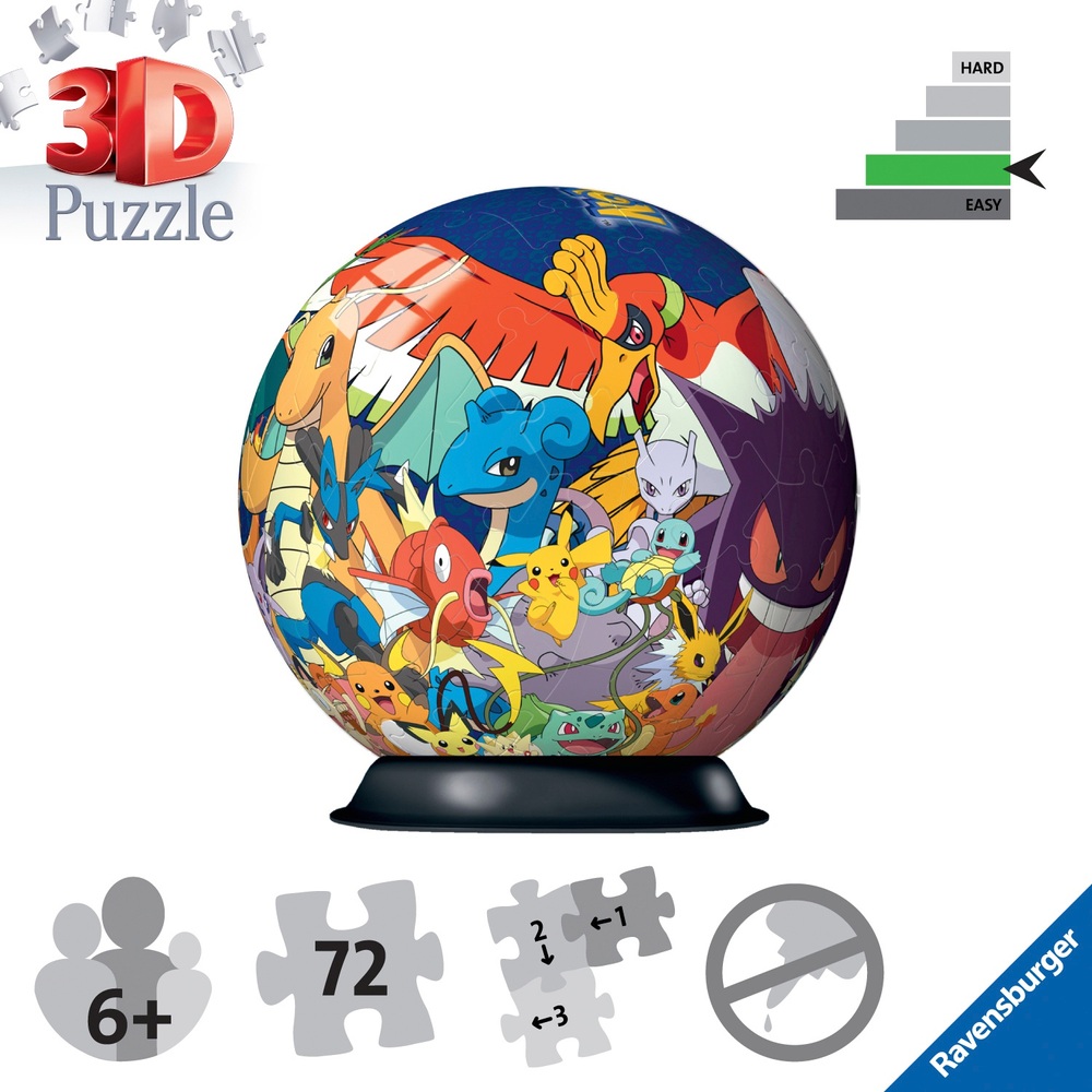 Ravensburger Pokémon 72-teiliges 3D-Puzzle