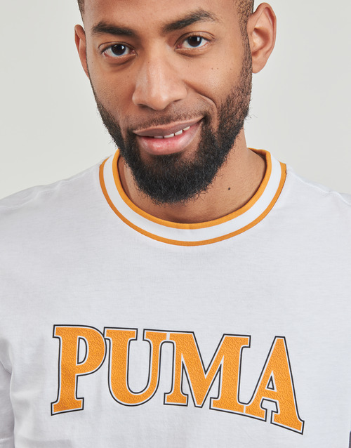 Puma - PUMA SQUAD BIG GRAPHIC TEE - Blanc