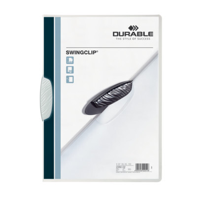 Durable Klemmhefter Swingclip, A4, weiss