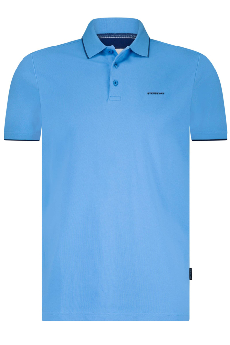 State of Art blauwe heren polo