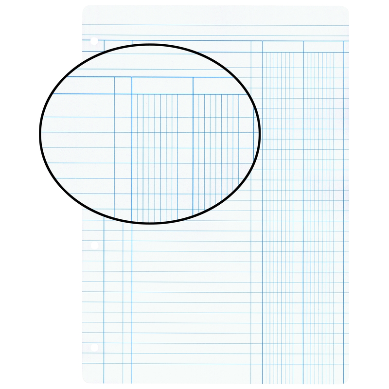 Biella Ringbucheinlagen, 2 Kolonnen, A4, liniert
