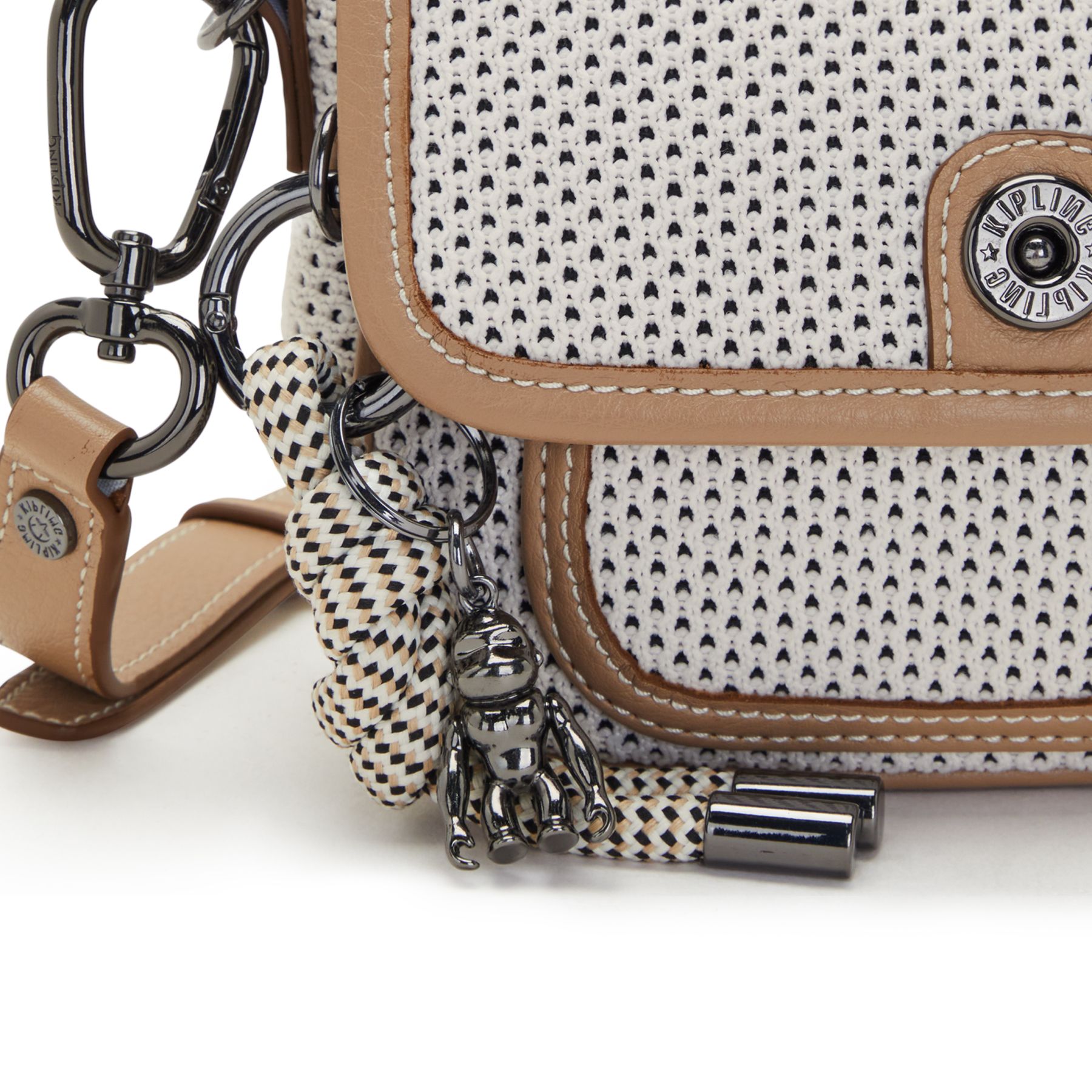INAKI S Petit Sac Bandoulière avec Bretelle Convertible - Modest Beige