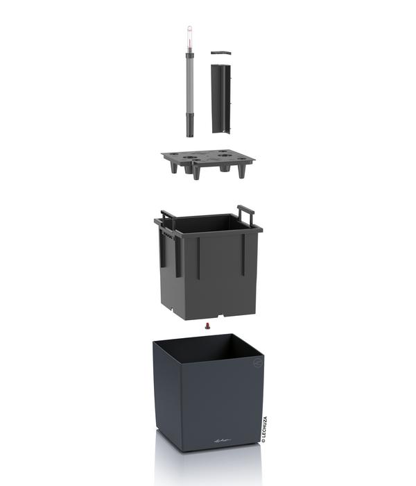 LECHUZA® Kunststoff-Topf Cube, rechteckig